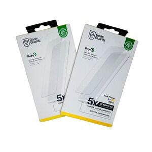 BodyGuardz Pure3 iPhone 14 6.1" Pro (2022) 5X Stronger Tempered Glass‎ 2-Pack